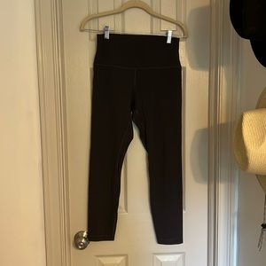 Lululemon align 25” leggings charcoal size 8 lightly worn
